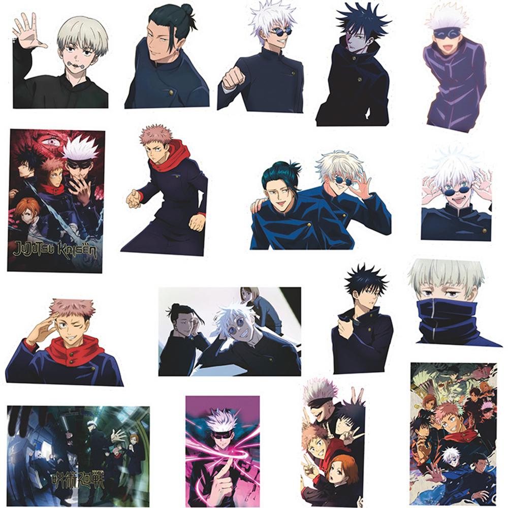10/30/82pcs Japanese Anime Jujutsu Kaisen Stickers Itadori Yuji Satoru Gojo Cool Decals for Luggage Phone Helmet Cartoon Sticker