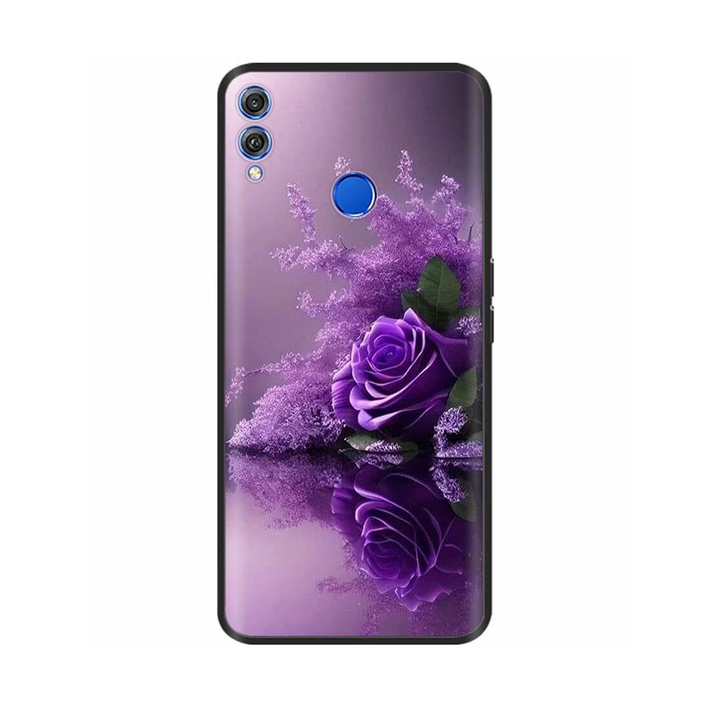 Shockproof Cover For Honor 8X Case Soft TPU Silicone Back Cover For Huawei Honor 8X Cases Honor8X Animals Painted Cover Fundas