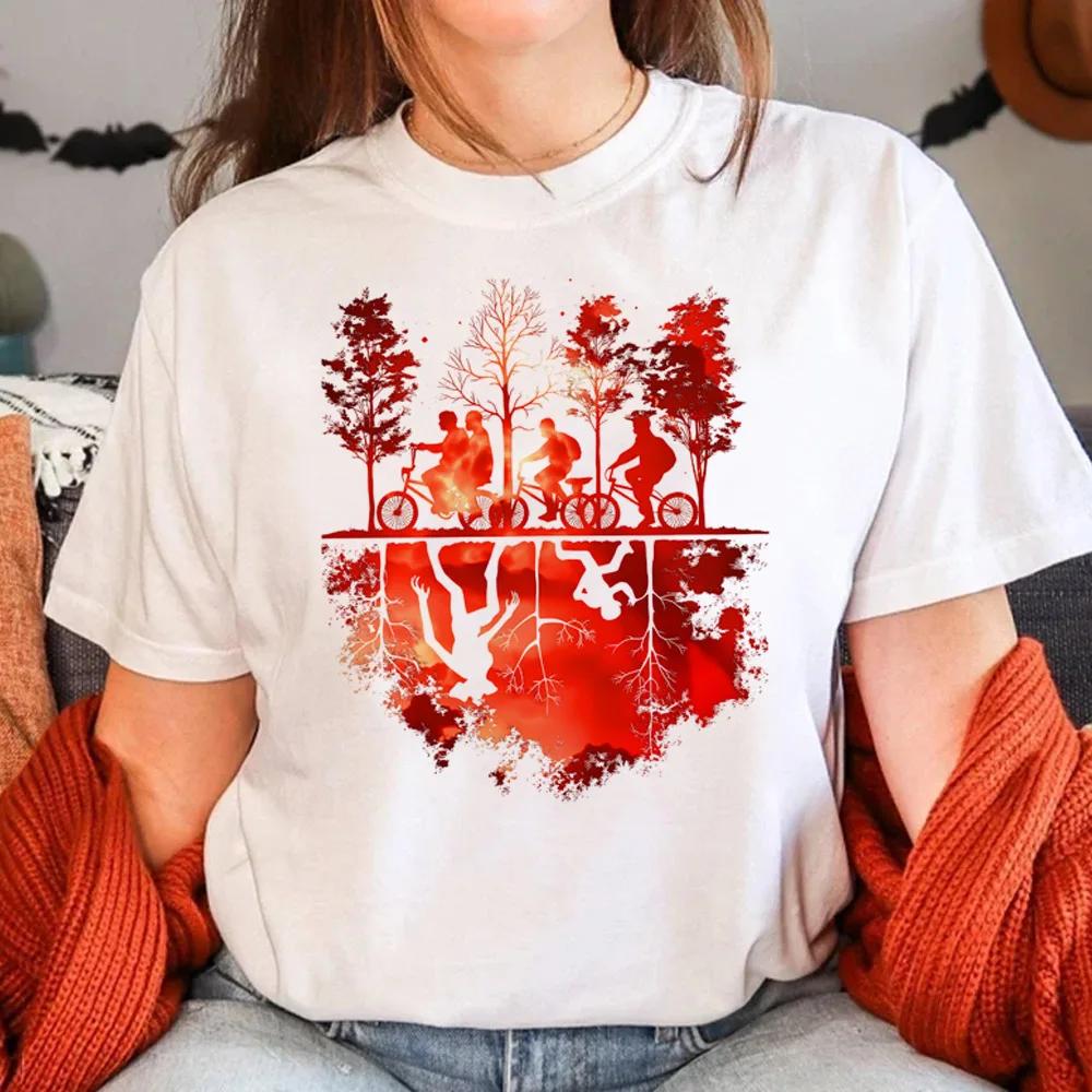 

Running Up That Hill T Shirt Women Men The Demogorgon Cannibal Flower Monster T-shirt Casual Streetwear Tops Harajuku 4XL