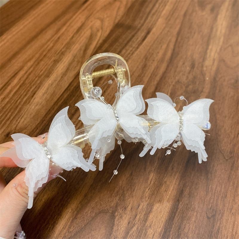 Ergonomic Acrylic Hair Clip For Back Head Styling Comfortable Ponytail Holder With Strongly Grip