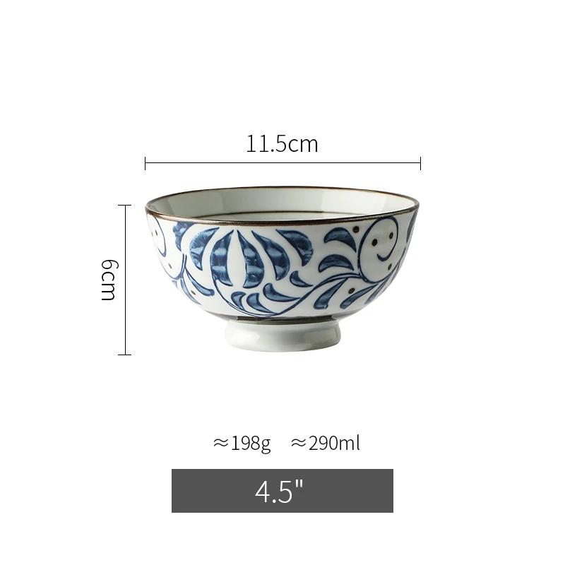 

2 Pcs Creative ceramic rice bowl Household eating Rice bowl Small Atherosclerotic Snack bowl Japanese tableware