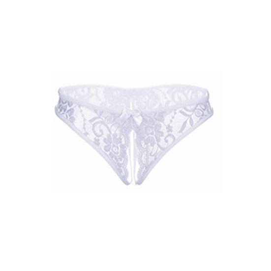 Sexy ženy, krajkové, měkké, rozkrokové kalhotky G-string spodní prádlo dárek