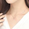 [Elle] Alexandrite Round Necklace Elbrnn129