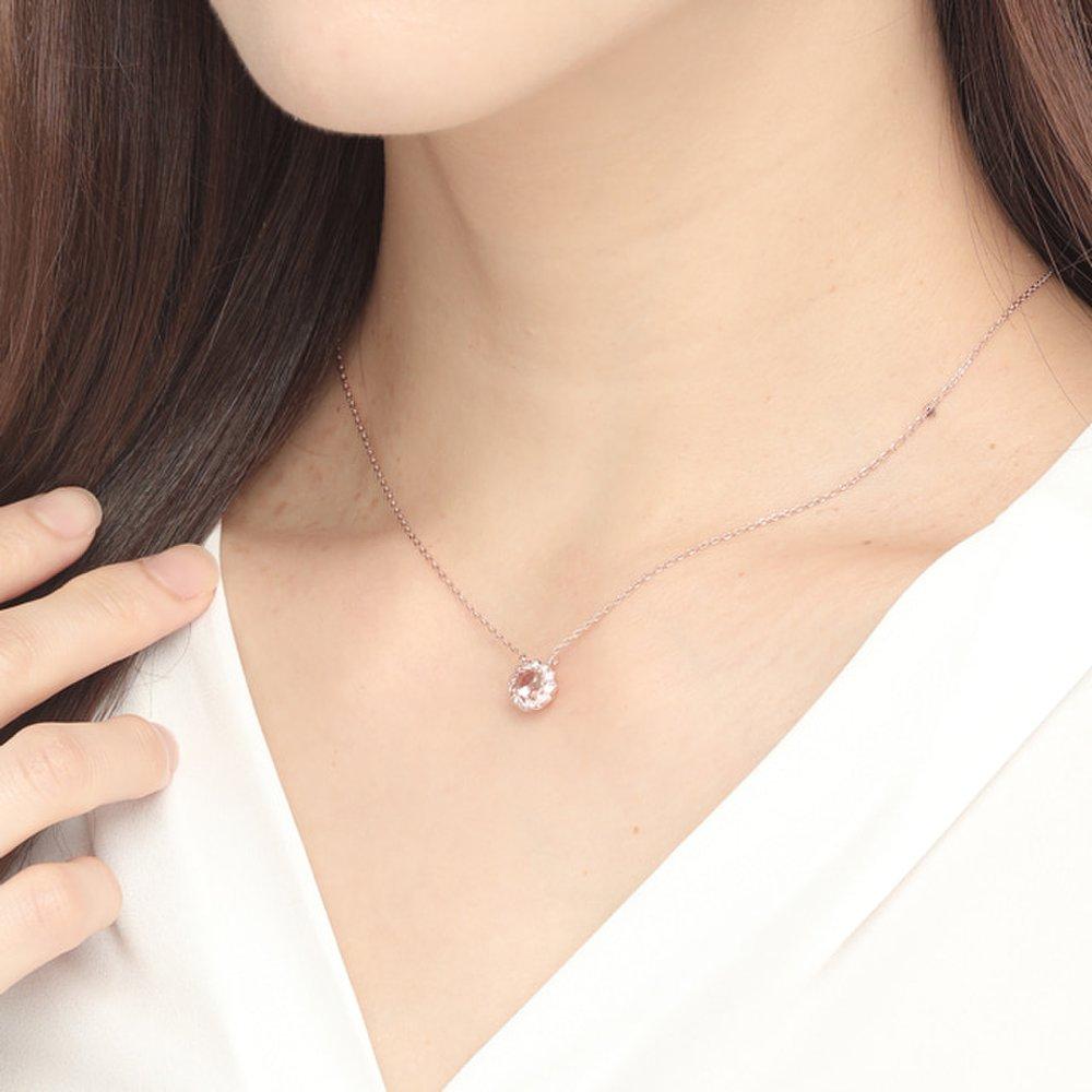 [Elle] Alexandrite Round Necklace Elbrnn129