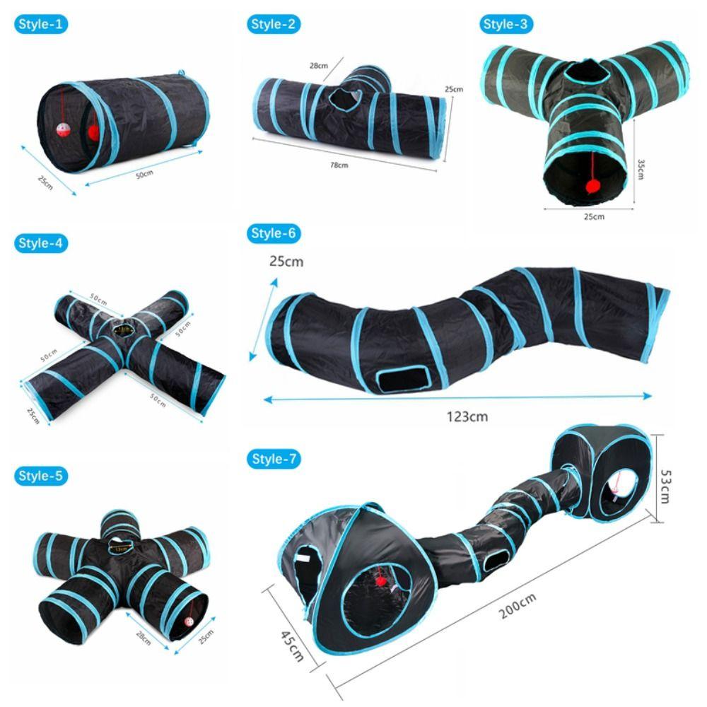 Breathable Cat Tunnel Tube Foldable Pet Fun Play Toy Fun Rabbit Guinea Pig Tent  Guinea Pig