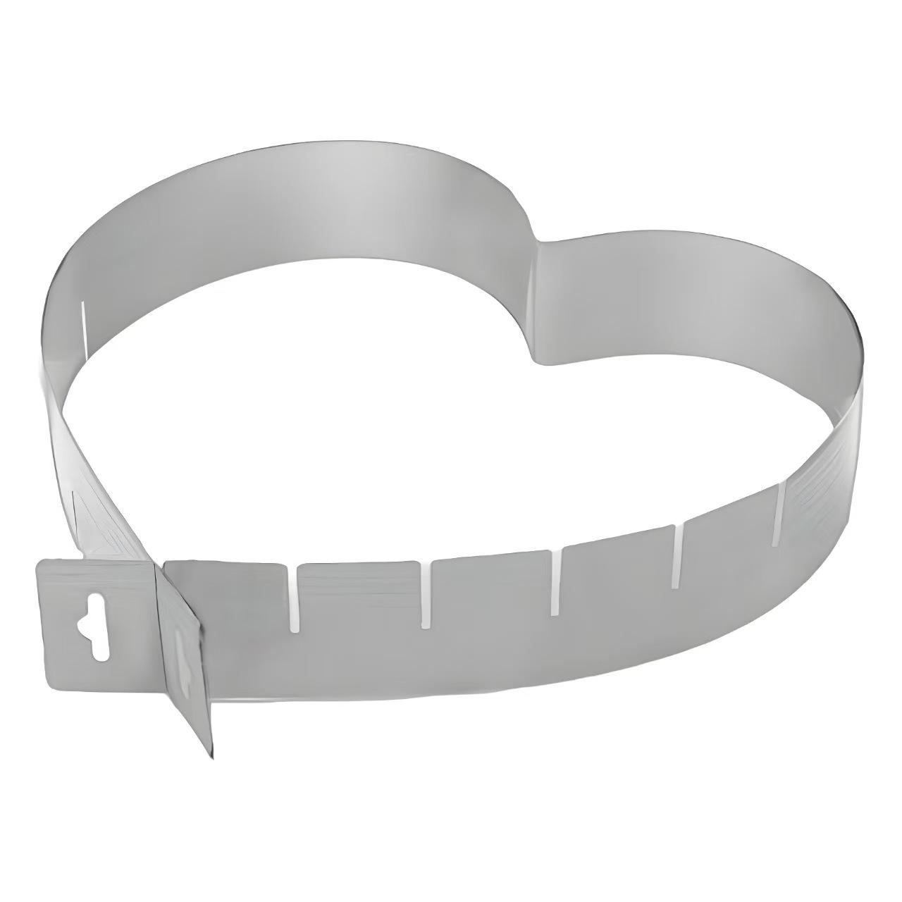 Adjustable Heart-Shaped Watermelon and Cake Cutter Mold, Stainless Steel