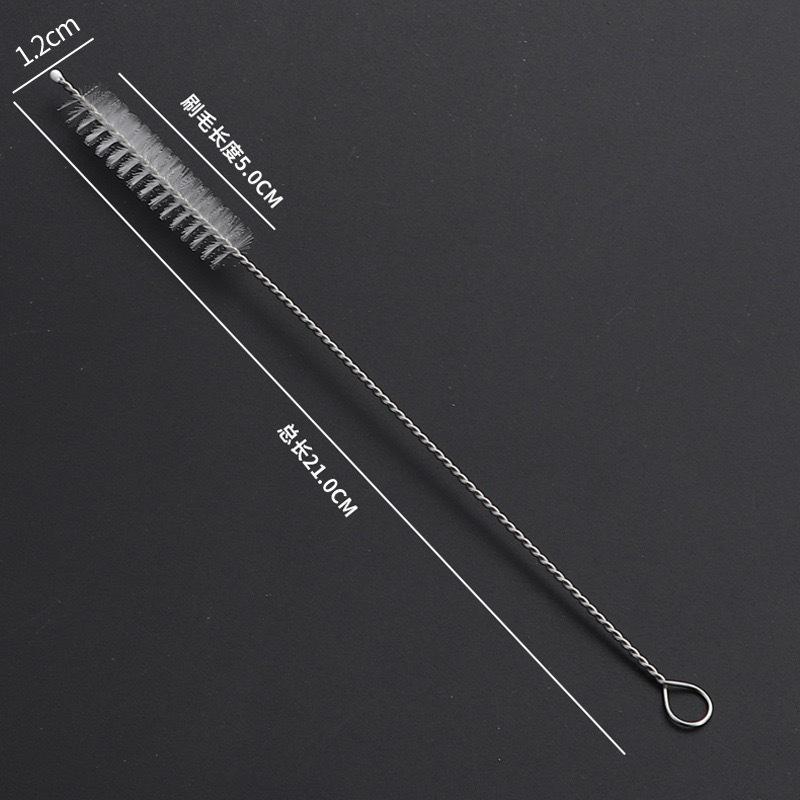 

Набор щеток для чистки детских бутылочек и чашек из нержавеющей стали 304 и нейлона 304 stainless steel nylon brush head