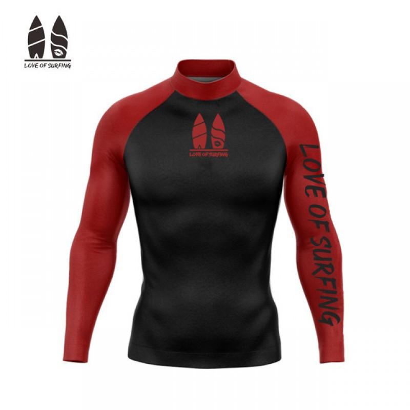 T-shirt Surfing Suit UPF50 Sunscreen Beach Swimsuit Diving Jellyfish Long Sleeve Split Top