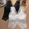 Lace Strappy Camisole - Sexy Anti-Exposure Vest with Beautiful Back Design & Chest Pad