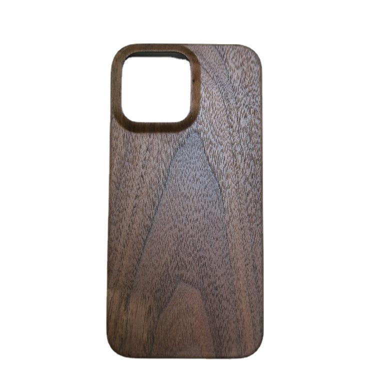 Hülle aus Holz für iPhone 14 Pro Max - Schutzhülle aus Massivholz, Hartschalen-Apple-Hülle