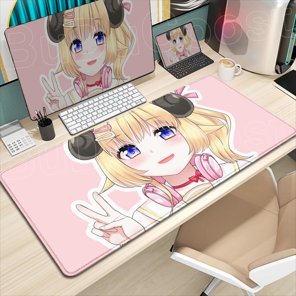 Large Laptop Non-slip Desktop Carpet Hololive Tsunomaki Watame Mouse Pad E-sport Computer Keyboard Office Decoration Mat 90x40cm