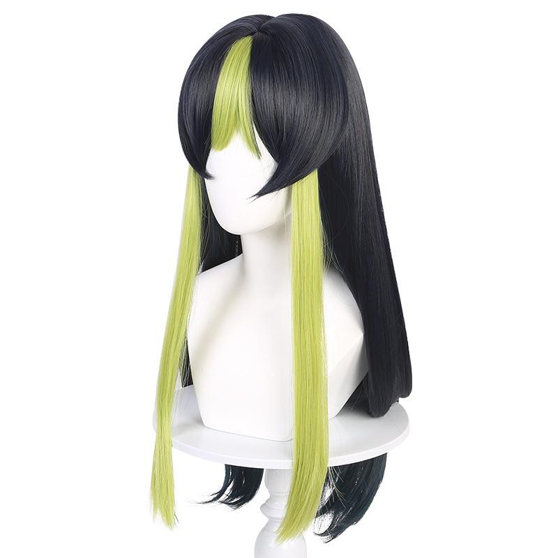 

Женский парик для косплея Tighnari, женские парики Tighnari, высококачественные термостойкие синтетические волосы, парики для аниме-игр + WigCap One Size