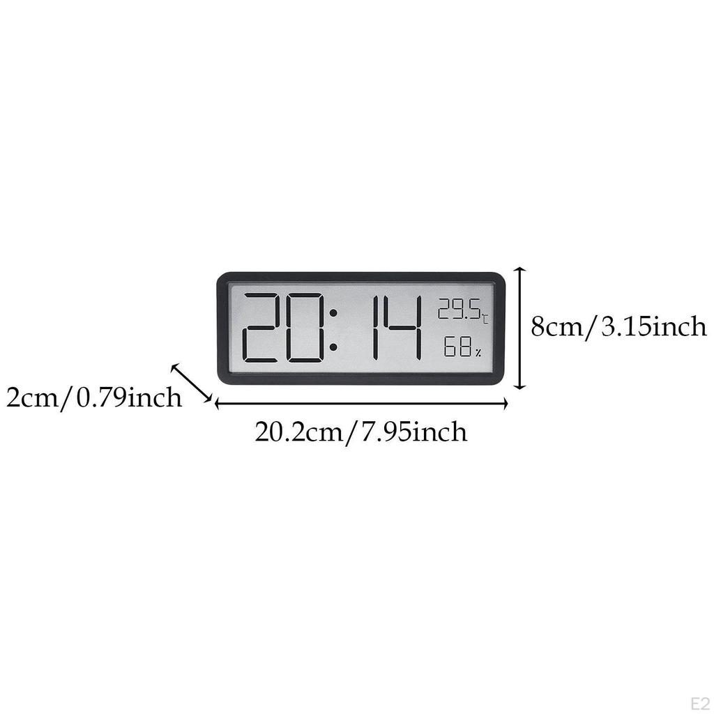 Equestrian Resin Sculpture Desk Ornament with Digital Clock Large Display Temperature Humidity for