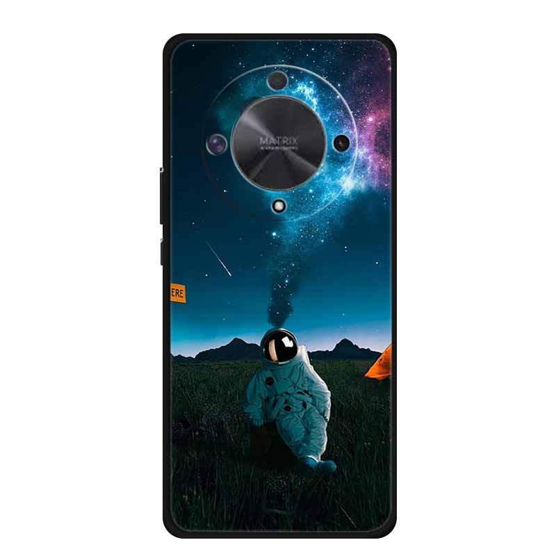 Gift Phone Cases for Honor X9a TPU Soft Silicone Back Cover for Huawei Honor X9 X 9A Funda Honor X9b X 9 a b Coque Spaceman Moon