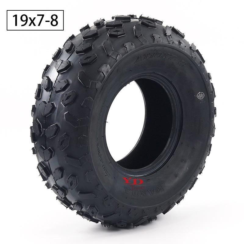 Diamond Tread Off-Road Front Tire 19x7-8 Inch for ATV Beach Kart