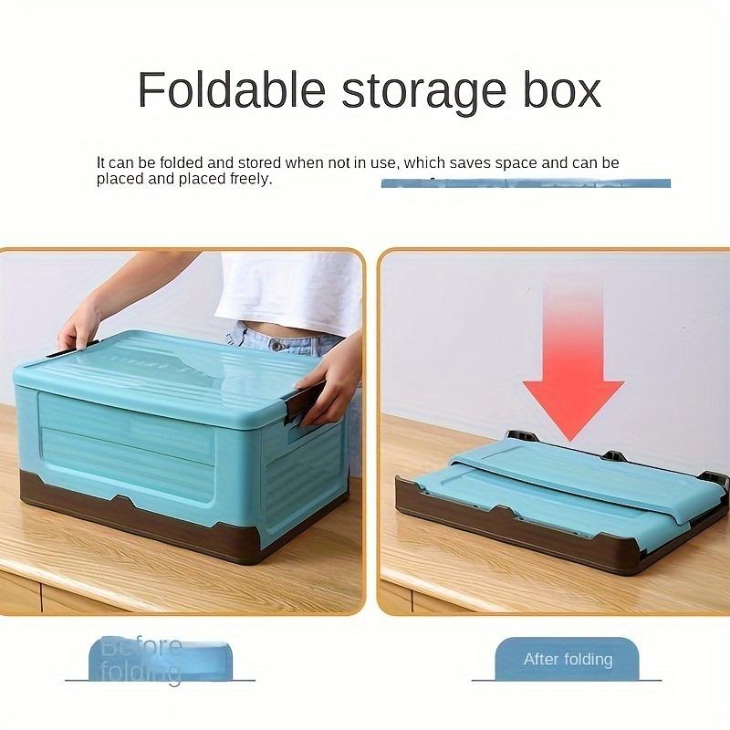 Folding Storage Box Multifunction Foldable Organizer Container Plastic Sundries Storages Supplies Organizer Box with
