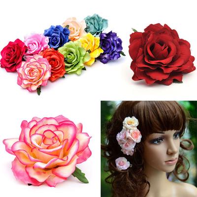 Party Women Bridal Rose Flower Hairpin Hair Clip Wedding Brooch