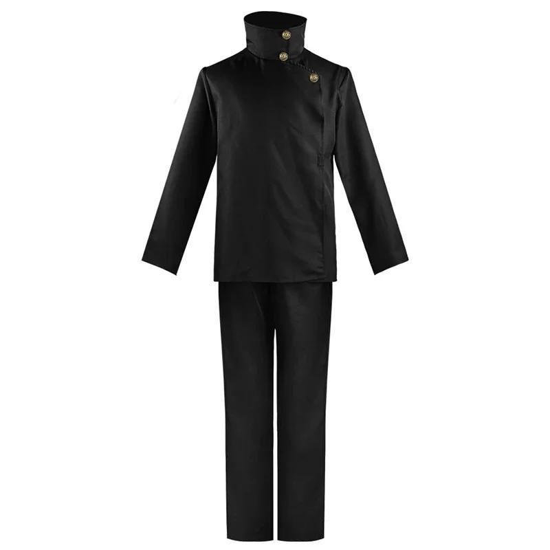Fushiguro Megumi Cosplay Kostuum Pruik Anime Jujutsu Kaisen Fushiguro Megumi Cosplay Pruiken Top Broek Halloween Kostuums Mannen Vrouwen M black