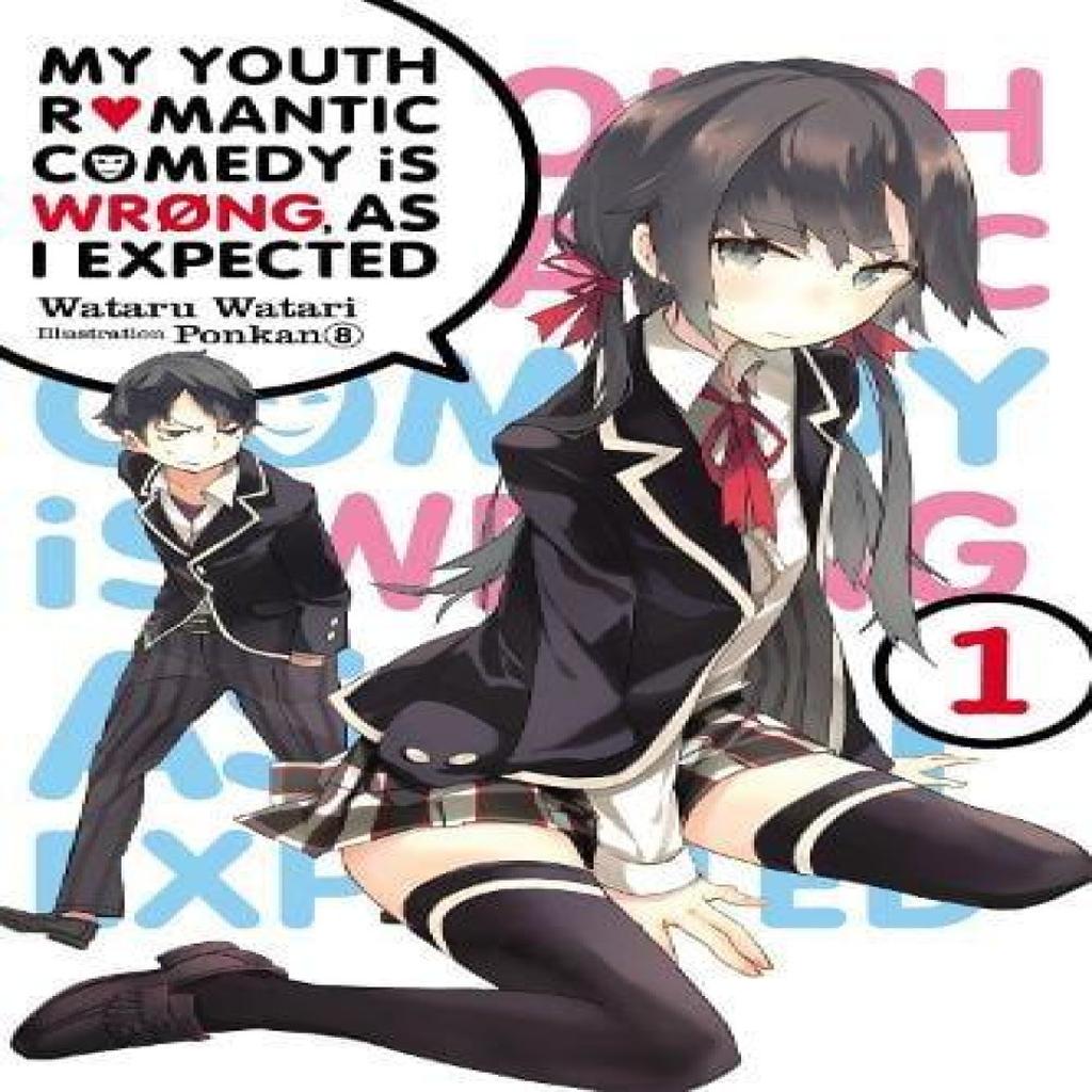 My Youth Romantic Comedy Is Wrong As I Expected Vol. 1 Novel by Wataru Watari Paperback Book 9780316312295
