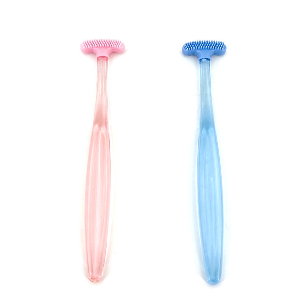 Silicone Tongue Scraper Toothbrush Oral Cleaning Brush For Fresh Breath And Healthy Tongue Surface Clean