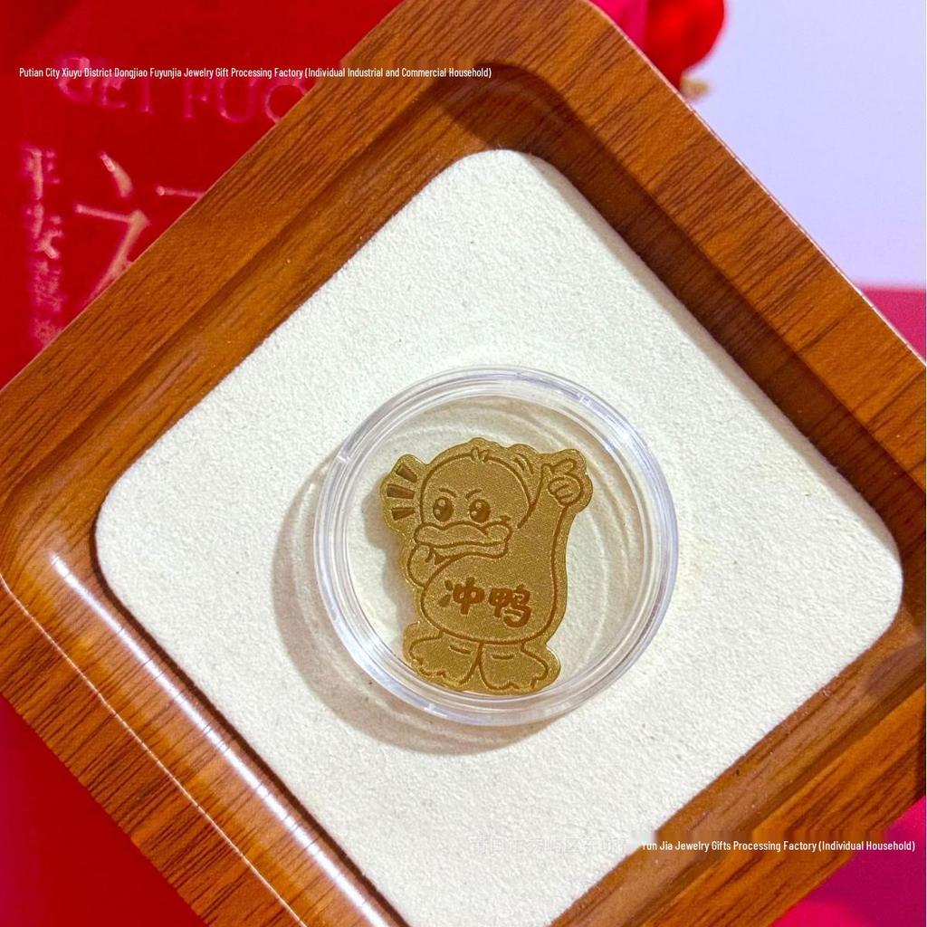 Pure Gold 999 Horse Year Phone Sticker for Wealth and Health - Popular Douyin Live Seller