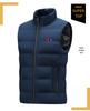 Smart Heated Vest: 9-Zone, USB-Charge, Unisex Winter Jacket with Dual-Switch Temperature Control