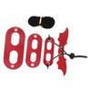 Small Reptiles Animals Harness Adjustable Bearded Dragon Leash for Outdoor WalkingRed Red Wings