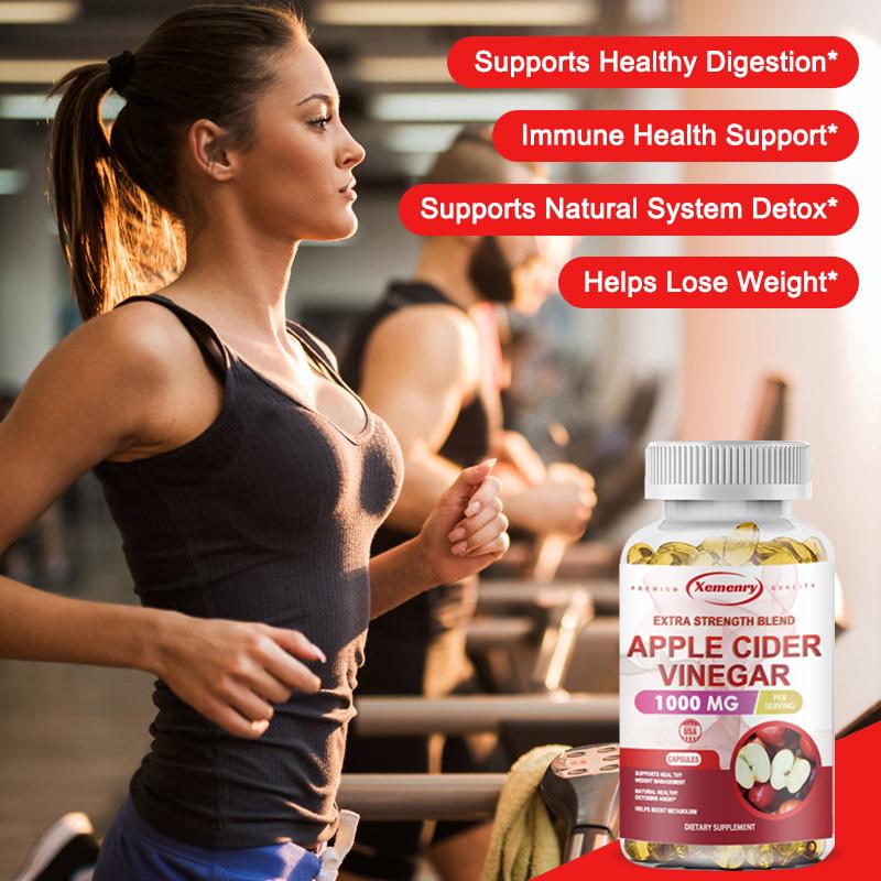 120 Capsules Apple Cider Vinegar Capsules With The Mother 450mg Fast Weight Loss