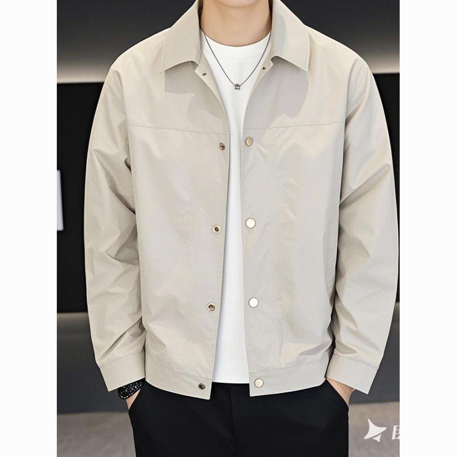 Men's Trendy Slim Fit Korean-Style Jacket - Short, Versatile, and Handsome for Spring & Autumn 2025