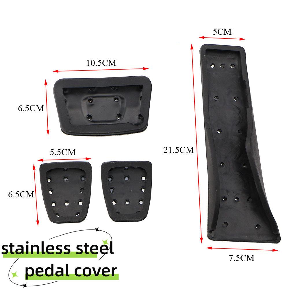 For Hyundai Tucson 2015 2016 2017 2018 2019 2020 No Drilling Stainless Steel Left Foot Rest Pedal Cover Non-Slip Pad Accessories