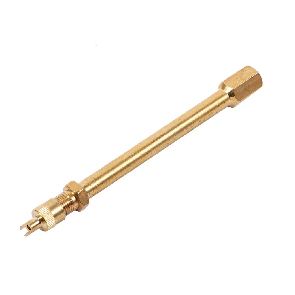 Car Tire Valve Stem Tire Valve Extension Rod Brass Tire Valve Extension Straight Bore for Truck Motorcycle Car 100/140/200mm Valve Stems 1