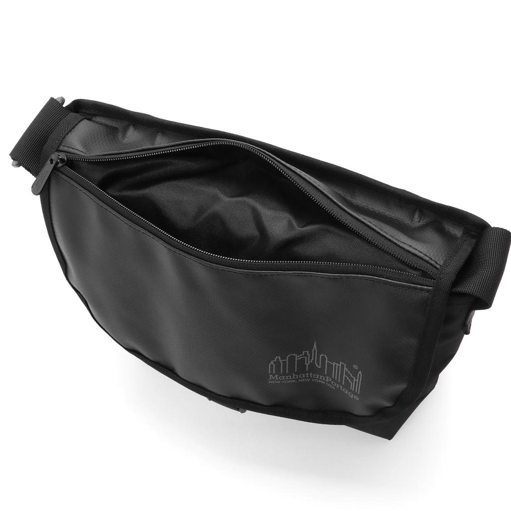Oryginalna torba kurierska MP1605JRFZPDHPWP Pacific Nylonowa torba kurierska JR FZP Czarna [Manhattan Portage] [Oficjalna]
