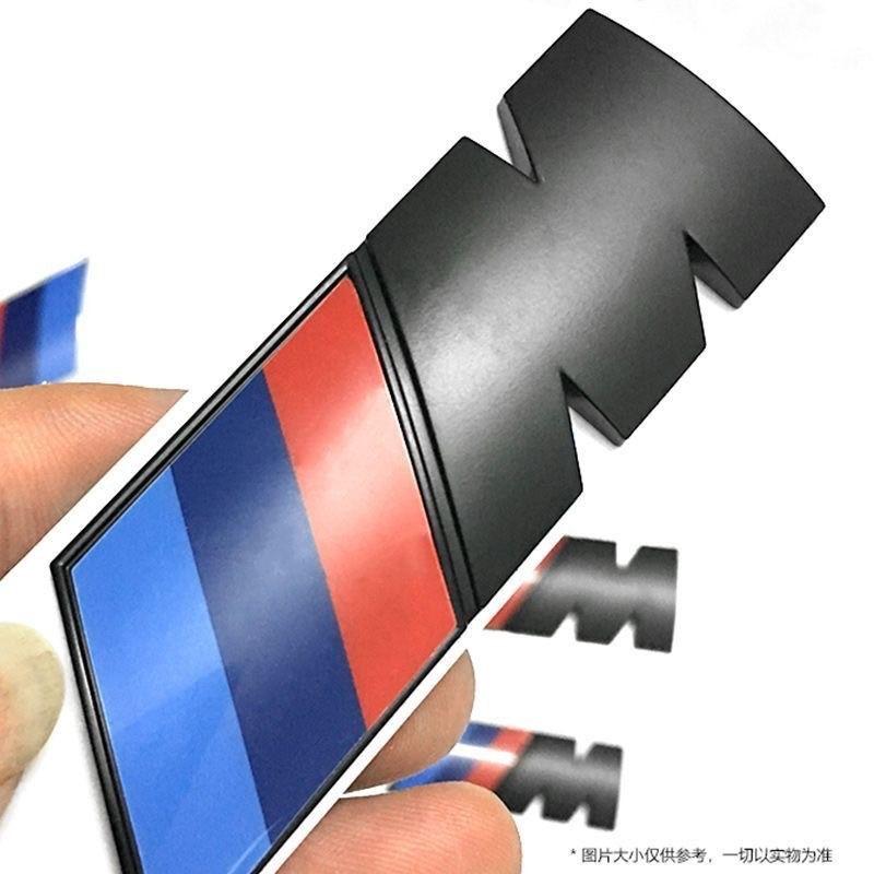 3D Metal Car Body Side Badge Body Rear Trunk Decor Sticker Car Modification Accessories For BMW M 1 3 5 7 Series X3 X5 X6 X7 E46 rvsh75
