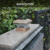 1 Pack Waterproof Outdoor Solar Garden Landscape Light Fence Post Light Yard Post Light Outdoor Decoration Gardening