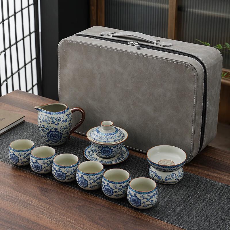 Ru Kiln Zisha Chinese Kung Fu Tea Set