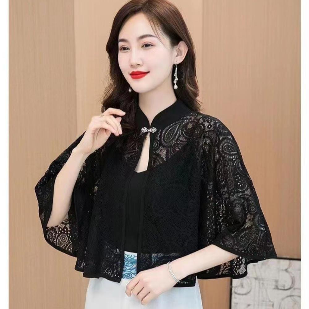 Protection Cervical Spine Spring Summer Shawl Lace Evening Prom Cape False Collar  Women Lady Girl