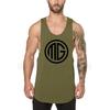 Muscleguys Brand Fitness Mens Tank Top Bodybuilding Clothes Gyms Shirts Slim Fit Vests Cotton Singlets Muscle Stringer Tanktop