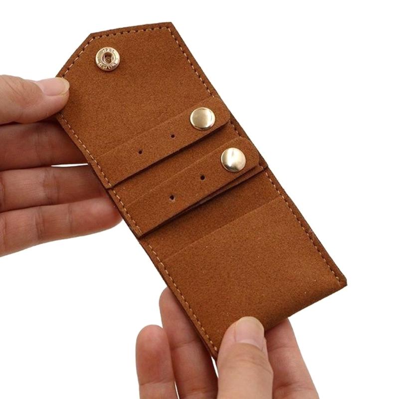 Travel Unique Jewelry Roll Bag Organizers Necklace Storage Box Microfiber Texture Suitable for Rings Earrings Necklaces