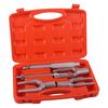 DAYUAN Ball Joint Separator Tie Rod End Puller Fork Type 5-Piece Set Disassembly Tool Removal Tool for Cars and Light Trucks