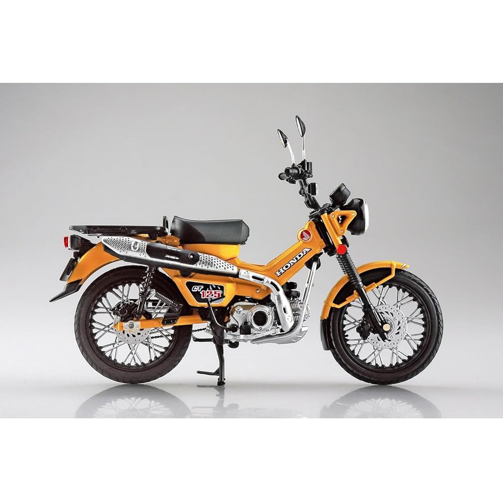 Aoshima Bunka Kyozai (AOSHIMA) Skynet 1/12 Kompletny Motocykl Honda CT125 Hunter Cub Żółty Kurkuma