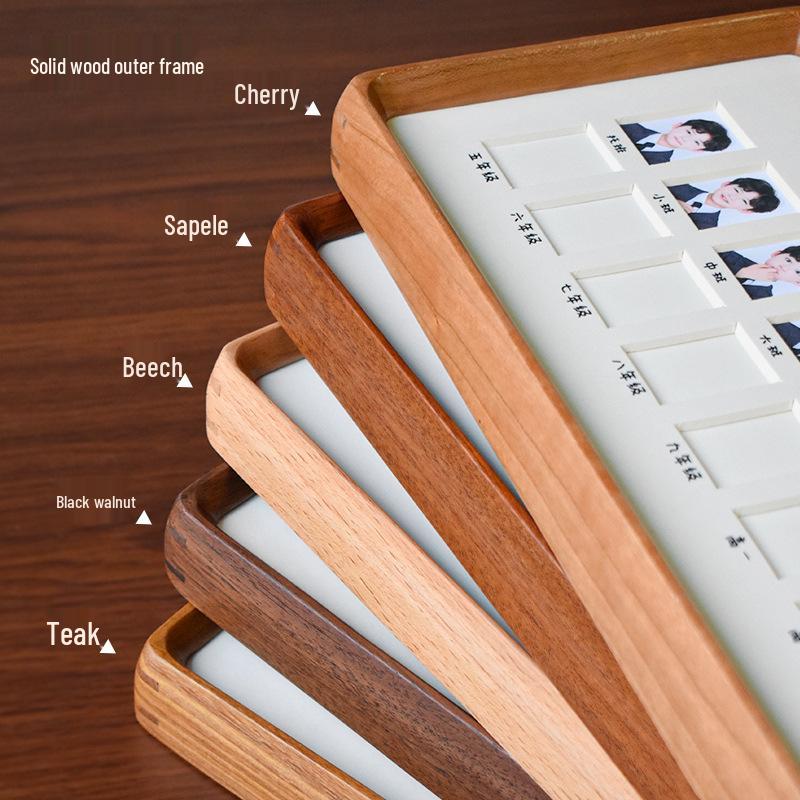 Solid Wood Children’s Keepsake Photo Frame – 2-Inch ID & Baby Passport Photos