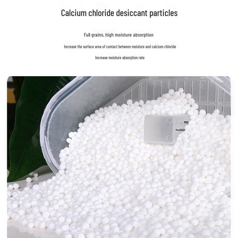 Refillable Plastic Box for Calcium Chloride Desiccant Granules - Reusable Dehumidifier Bucket
