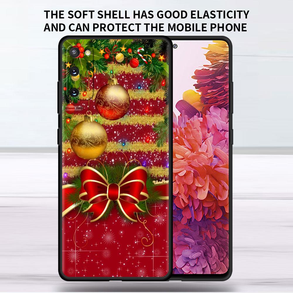 

Чехол с рождественскими украшениями для Samsung Galaxy Note 20 Ultra 10 Plus Lite 9 8 A50 A70 A30 A20e A20 A40 A10 A10e A60, чехол для телефона Samsung Note 8