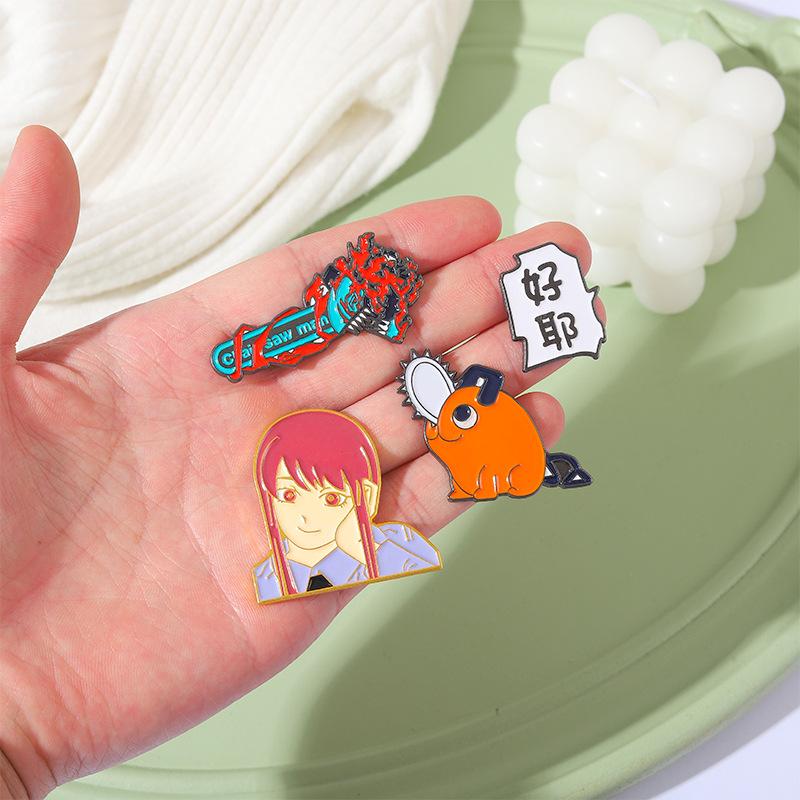 Cute Anime Cartoon Metal Badge Brooch For Fans With Unique Character Design And Aesthetic Stylish