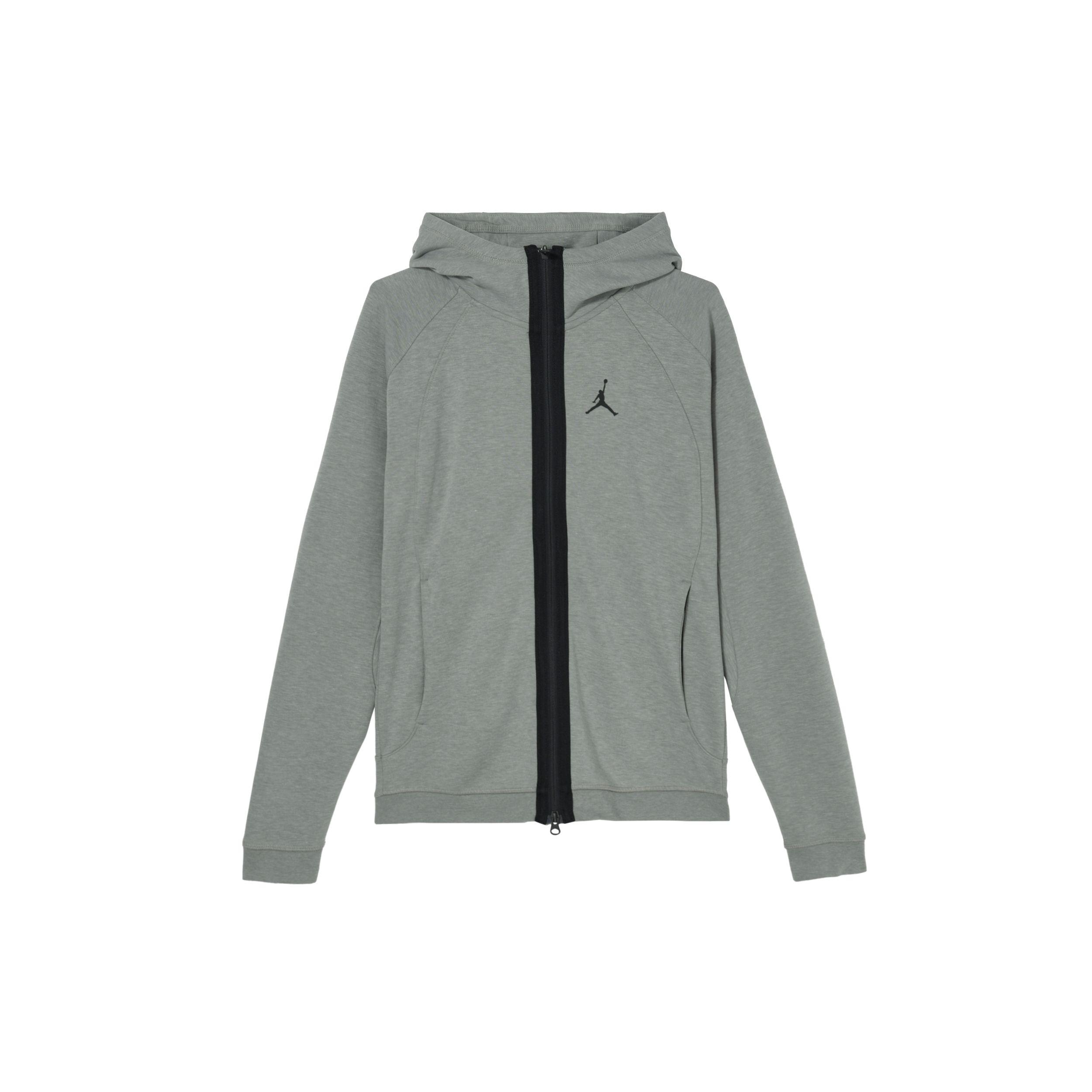

Мужская толстовка с капюшоном на молнии с логотипом Jordan, верхняя одежда темно-серого цвета DV9784-063 L