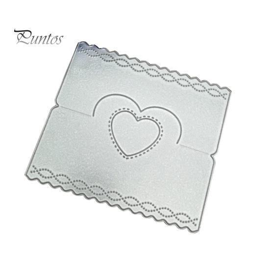 

Сердце Сумка Ручка Металлические штампы DIY Скрапбукинг Бумажные карты Изготовление трафаретов серебряный