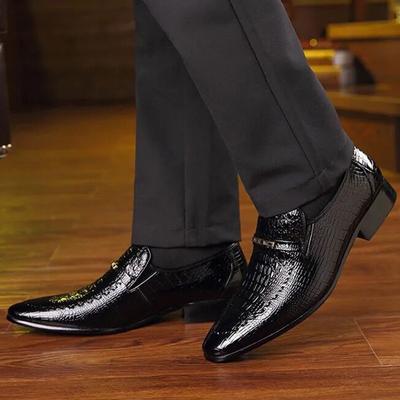 Pánske topánky na voľný čas kožené topánky business šaty topánky britský štýl Oxfords topánky svadobné topánky veľká veľkosť 38-48 Chaussure Homme Cuir