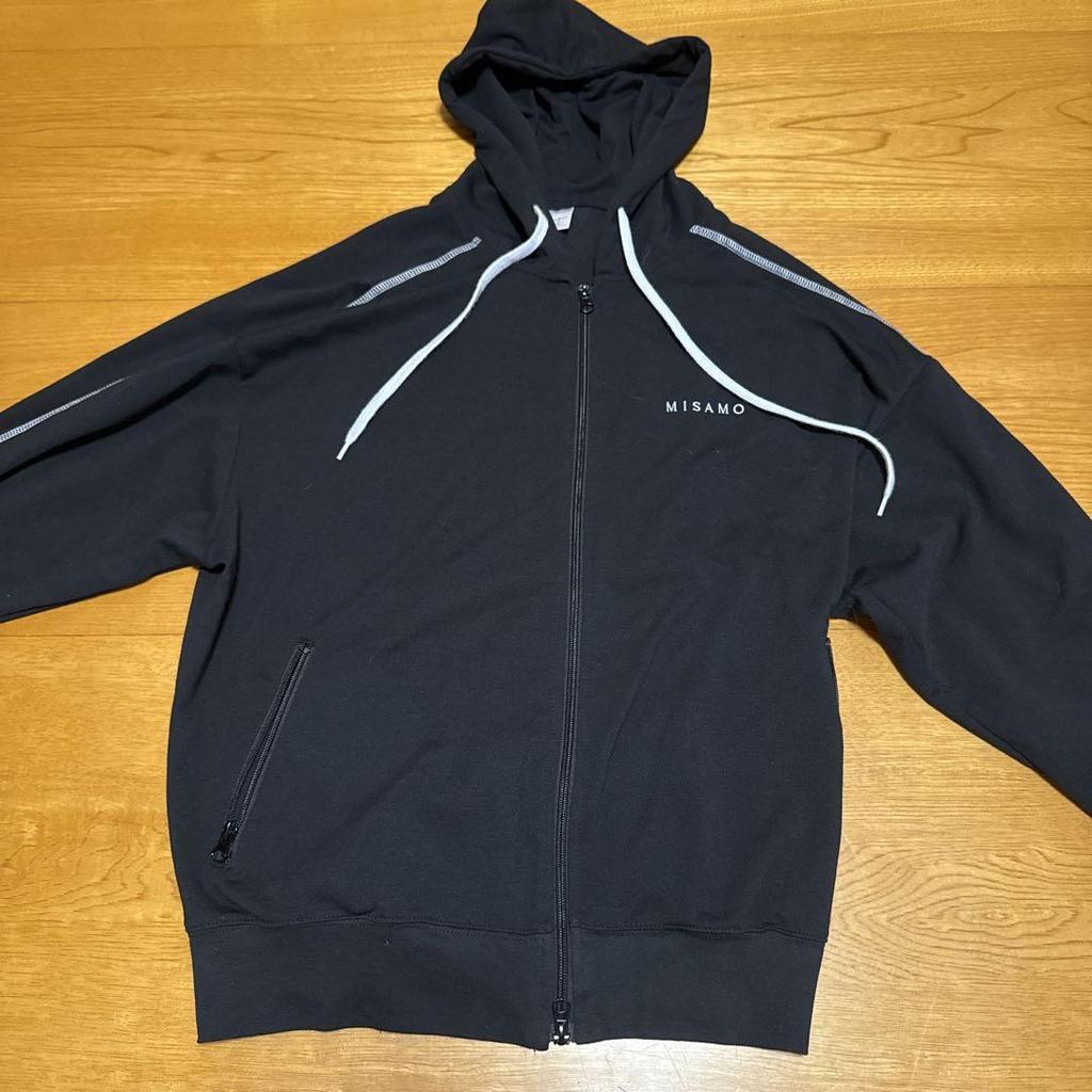 [USED] MISAMO Black Zip Hoodie