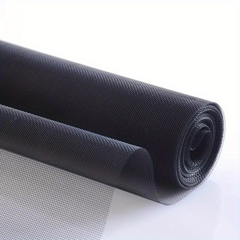 

Large Mesh Screen - Mosquito and Insect Protection, Breathable Ventilation, Suitable for Windows, Doors, and Balconies 100x400cm чорний