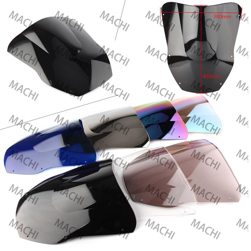 For KAWASAKI Ninja ZX12R 2000 2001 Motorcycle Windshield Windscreen Double Bubble ZX-12R